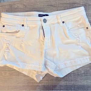 STS Blue white denim shorts size 28